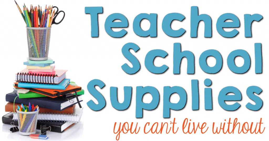 Teachers school supplies