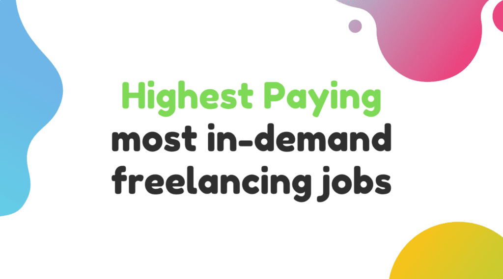 High demand freelance skills today